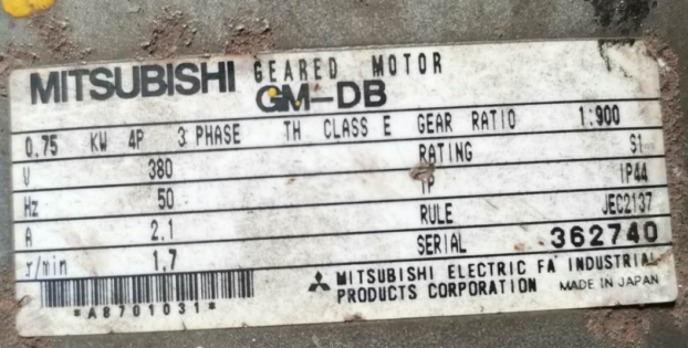 mitsubishi三菱GM-DPB-0.75KW-1:90...