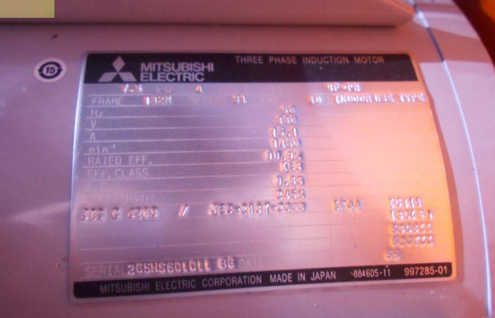 昭和风机型号B3V06-R2S2AM搭配三菱电机功率7.5K...