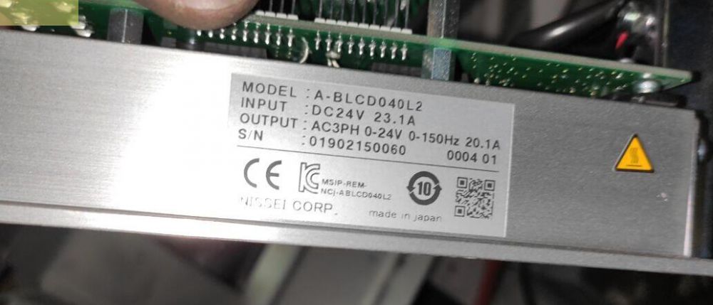 日精直流减速机驱动器型号A-BLCD040L2