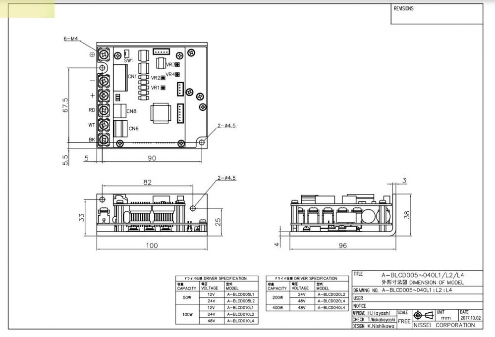 日本NISSEI-GTR日精直流减速电机 驱动器 型号A-B...