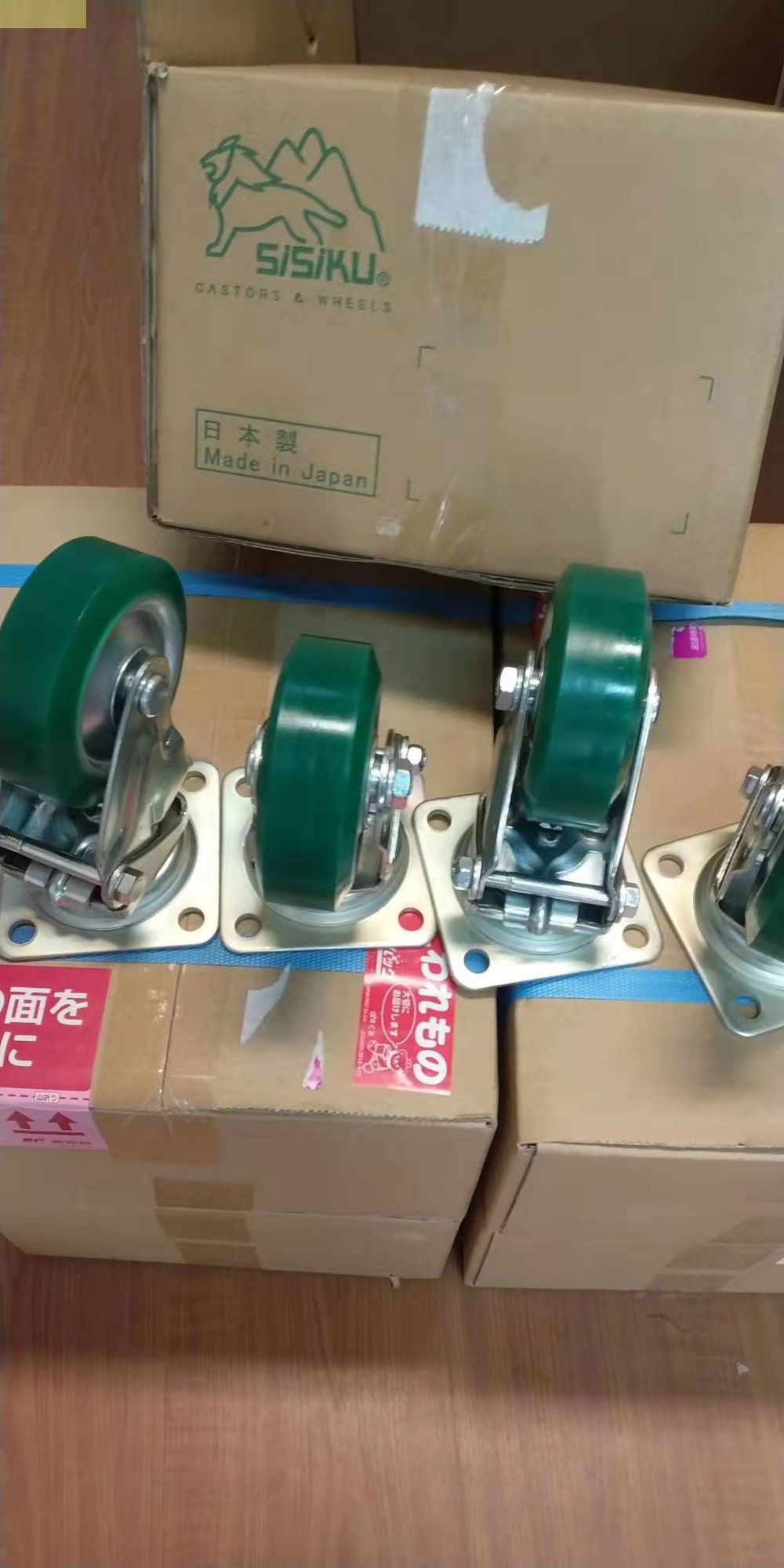 汽车制造适用日本sisiku caster狮子吼低地板重型脚...