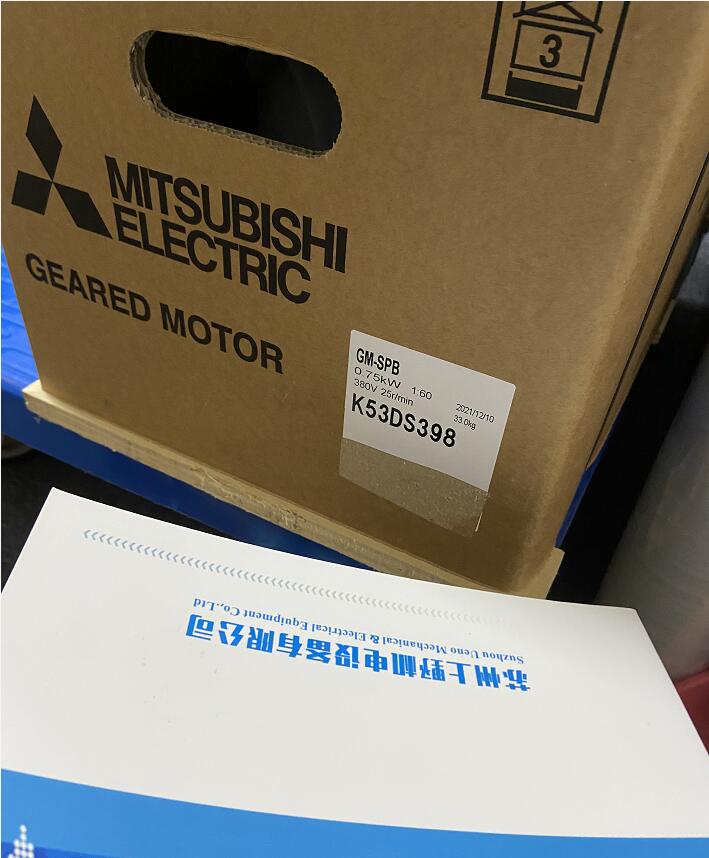 日本三菱齿轮马达型号：GM-SPB-0.75KW-4P-1/...
