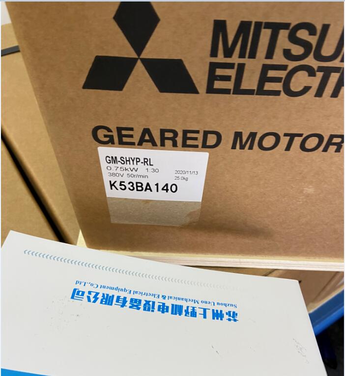 三菱减速电机型号GM-SHYP-RL-0.75KW-380V...