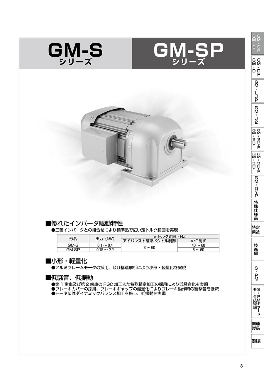 苏州仓库现货销售日本三菱齿轮减速机型号GM-S 0.4KW ...