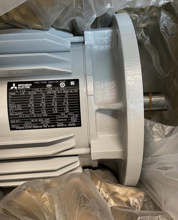 日本三菱电机型号： SF-PRV-3.7KW-2P-200V...