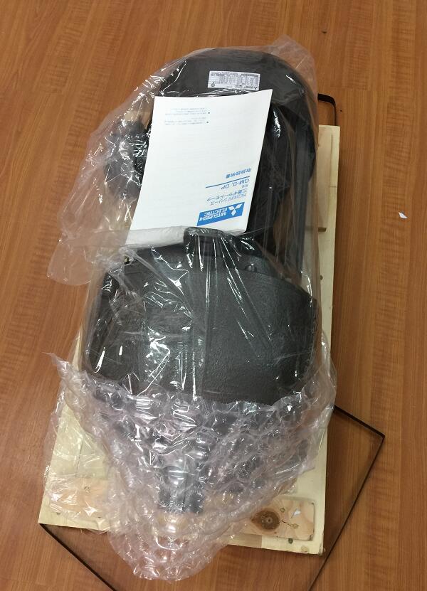 三菱减速电机型号：GM-DPB 3.7kw 1/10 380...