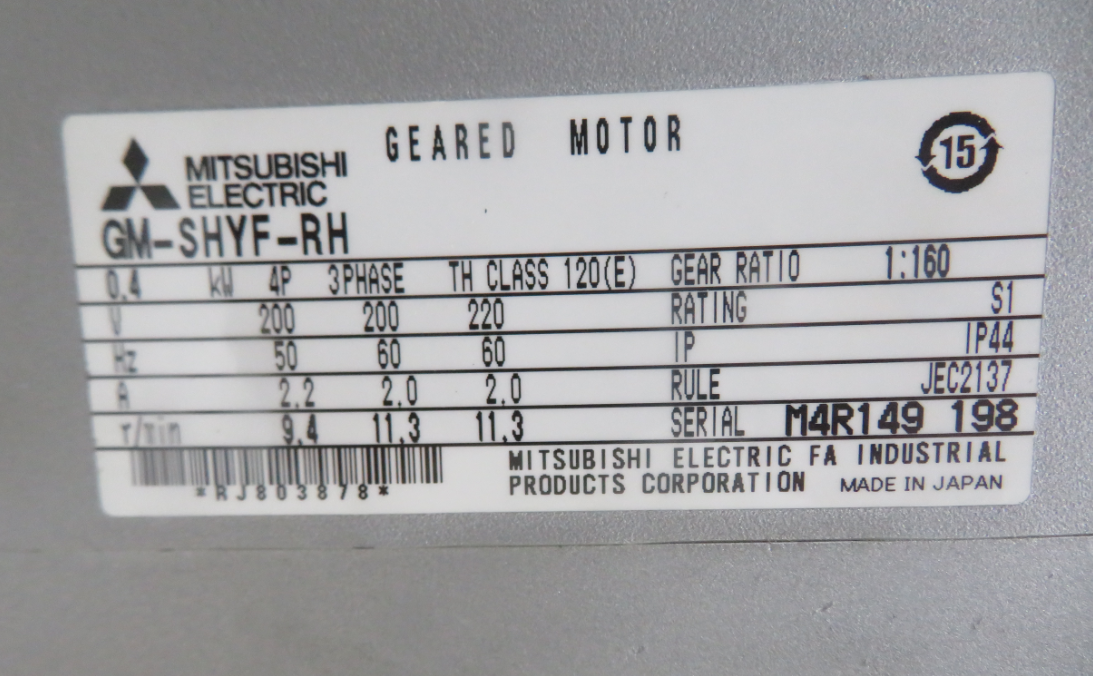 日本三菱减速机型号：GM-SHYF-RH 0.4KW 2.png